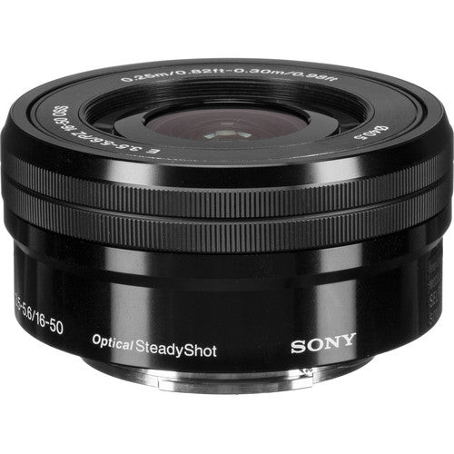 SONY E PZ 16-50mm f/3.5-5.6 OSS Lens (Black)