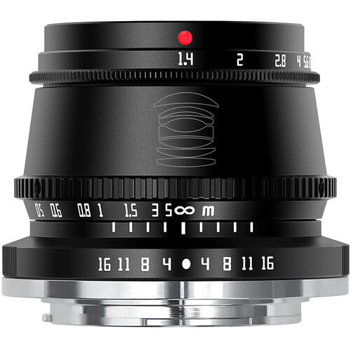TTARTISAN 35mm F1.4 E for Sony E-Mount (Black) - Manual Focus (MF), APS-C