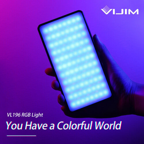 ULANZI (VIJIM) VL196 RGB LED Fill Light - Rechargeable, w/ Hot Shoe Tilt Mount