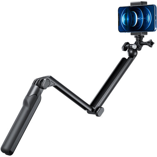 TELESIN Multifunctional 3-in-1 Foldable Selfie Stick Tripod Mount