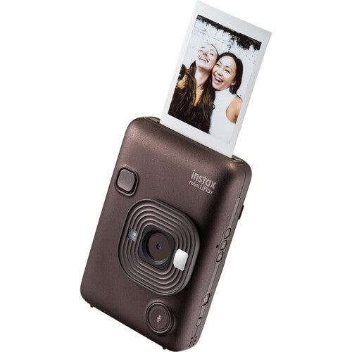 FUJIFILM INSTAX Mini LiPlay Hybrid Instant Camera - 2024 New Version, USB-C (Deep Bronze)