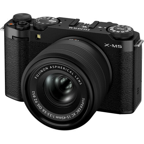 FUJIFILM X-M5 Mirrorless Camera w/ XC 15-45mm Kit Lens (Black)