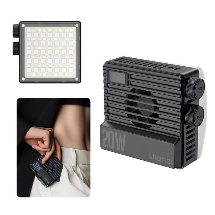 ULANZI LE20 20W RGB Pocket Light (Black)