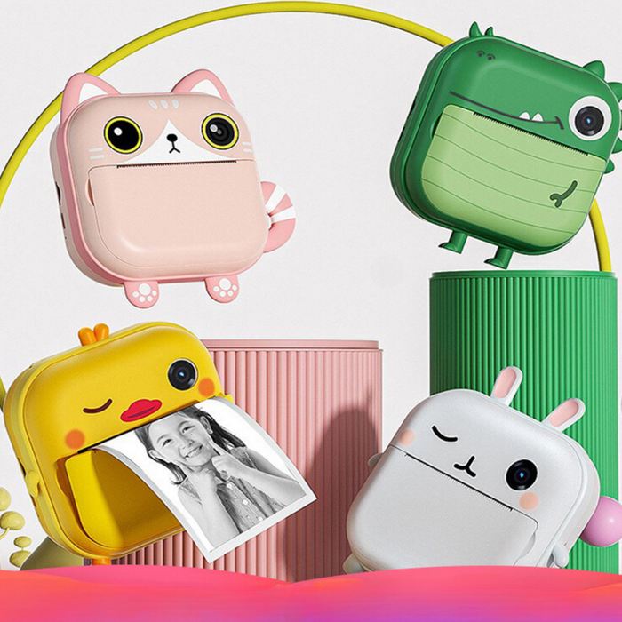 Kid's "Polaroid" Camera with Thermal Print Function - Assorted Designs