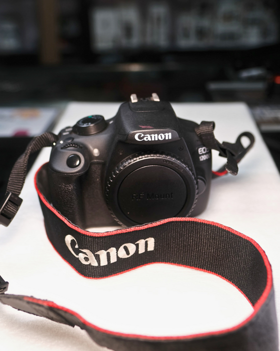 (USED) CANON 1200D DSLR body only w/ strap - Like New - 238074029969