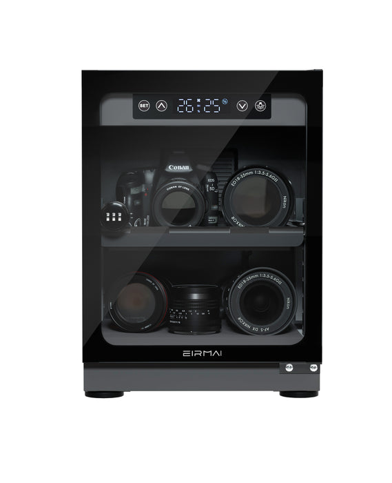 EIRMAI Dry Cabinet 30L PRO - Automatic digital control, LCD touchscreen, LED lighting, combination lock, 5 years warranty (with conditions)