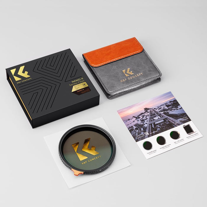 K&F CONCEPT NANO-X Series 2-in-1 Filter - Variable ND2-ND32 & Black Mist 1/4 - 58mm