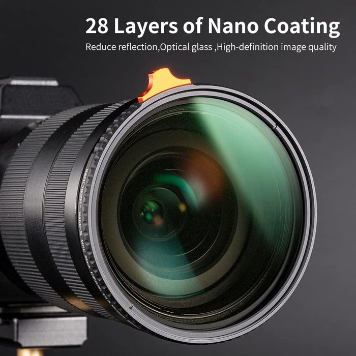 K&F CONCEPT NANO-X Series 2-in-1 Filter - Variable ND2-ND32 & Black Mist 1/4 - 58mm