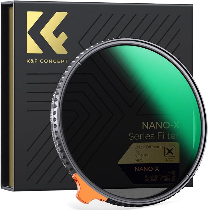 K&F CONCEPT NANO-X Series 2-in-1 Filter - Variable ND2-ND32 & Black Mist 1/4 - 67mm
