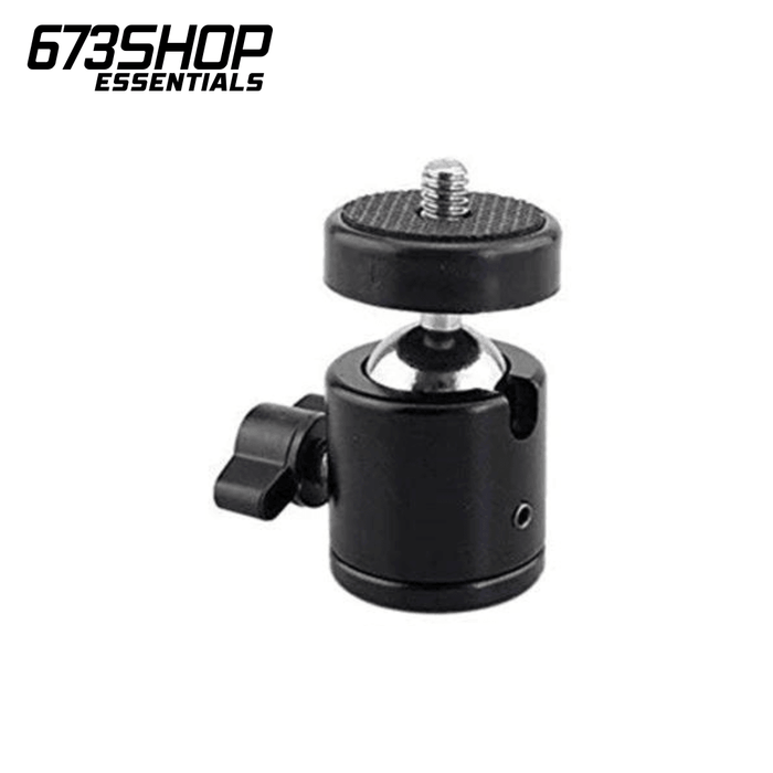 【 673SHOP ESSENTIALS 】1/4" Screw Mini Ball Head for 1/4" Standard Threaded Mount - 673SHOP.com