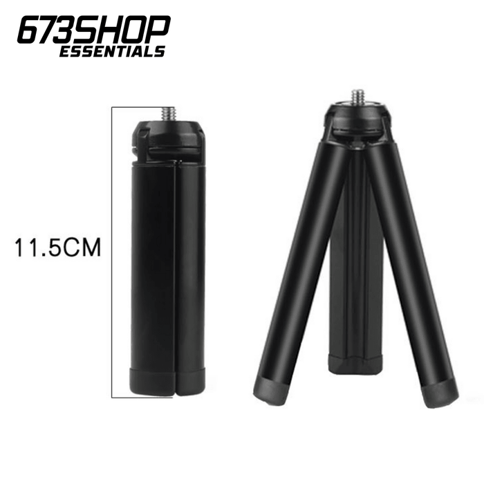 【 673SHOP ESSENTIALS 】Low Angle Aluminium Alloy Tripod - 11.5 cm - 673SHOP.com