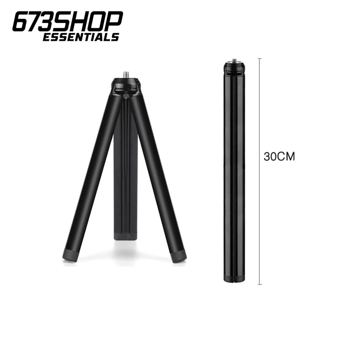 【 673SHOP ESSENTIALS 】Low Angle Aluminium Alloy Tripod - 30 cm - 673SHOP.com