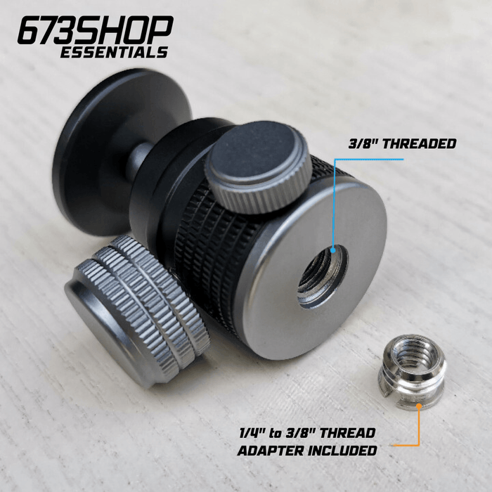 【 673SHOP ESSENTIALS 】Premium 360 Degree Mini Ball Head - 673SHOP.com