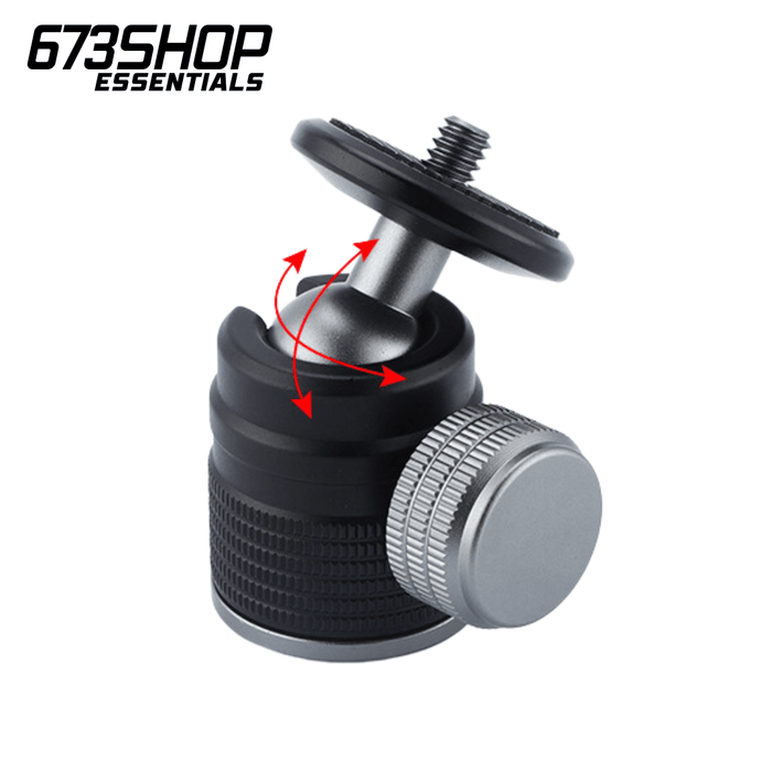 【 673SHOP ESSENTIALS 】Premium 360 Degree Mini Ball Head - 673SHOP.com
