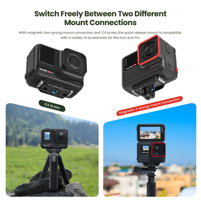 OEM (Generic) Magnetic Quick Release Mount for Insta360 Ace Pro 2/ Ace Pro/ Ace