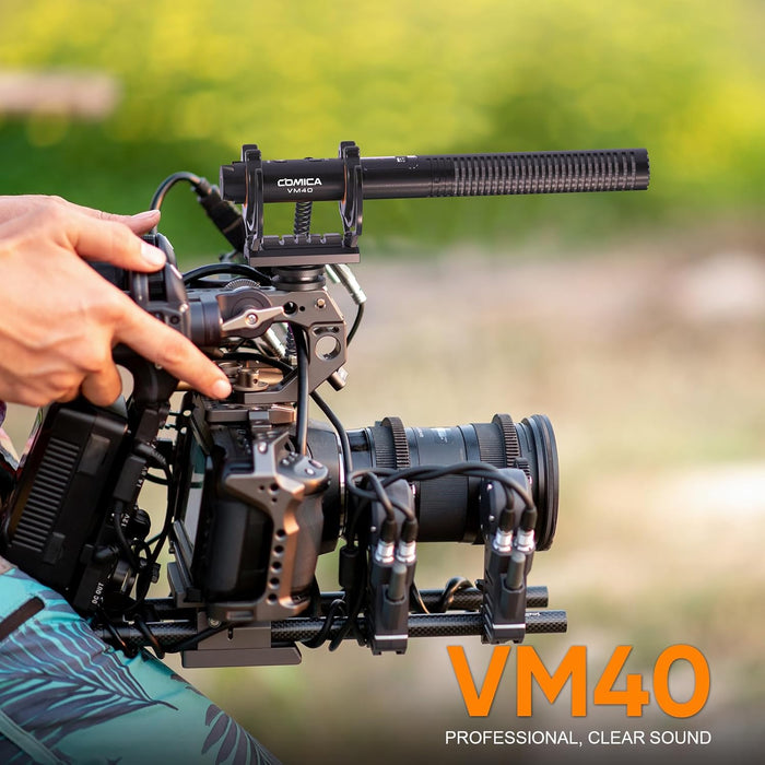 COMICA VM40 Wireless Shotgun Microphone (1 Rx, 1 Tx set)