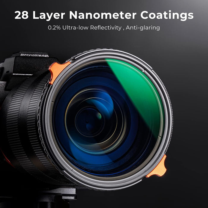 K&F CONCEPT NANO-X Series 2-in-1 Filter - Variable ND4-ND64 & CPL - 77mm