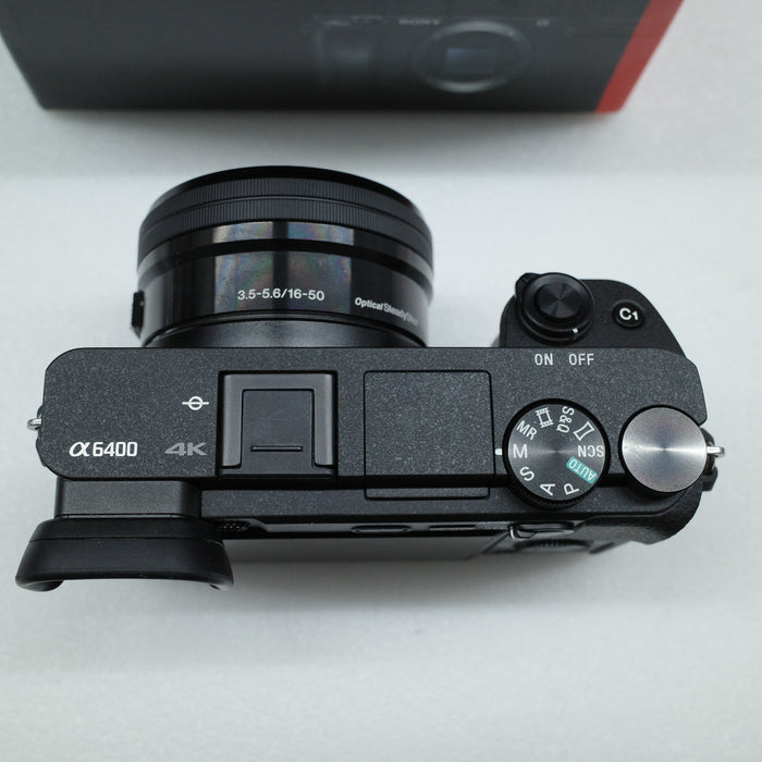 (USED) SONY A6400 Mirrorless Camera & E PZ 16-50mm Kit Lens - Like New - 4503226 (camera) & 9775770A (lens)
