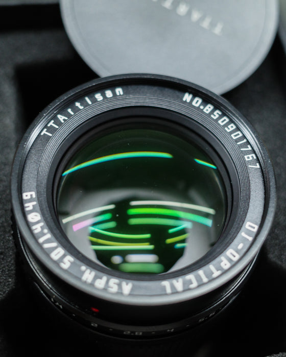 (USED/ NEW OPENED BOX) TTARTISAN 50mm f/1.4 ASPH for Sony E Mount - Black, Manual Focus - Like New - N/A