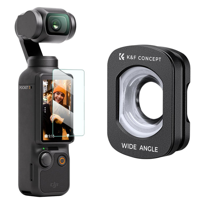 K&F CONCEPT Multi-Coated Wide Angle Filter Lens for DJI Pocket 3