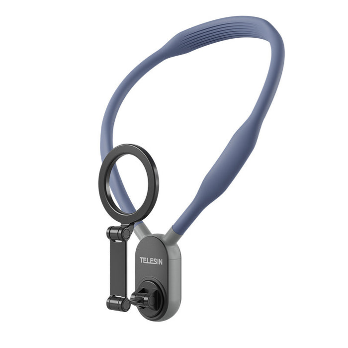 TELESIN Neck Mount w/ Magnetic (MagSafe) Phone Mount (Blue)