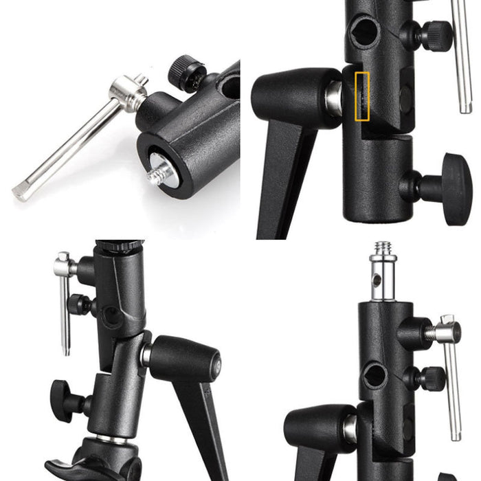 【 673SHOP ESSENTIALS 】Speedlight / Studio Strobe Light Stand Mount with Umbrella (Reflector) Holder