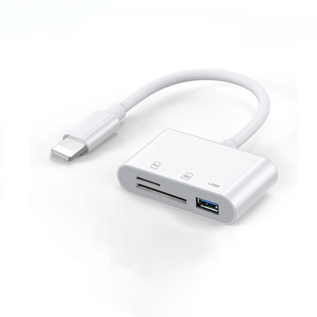 OEM (Generic) 3-in-1 SD/ MicroSD Card Reader for Apple (iPhone) Lightning