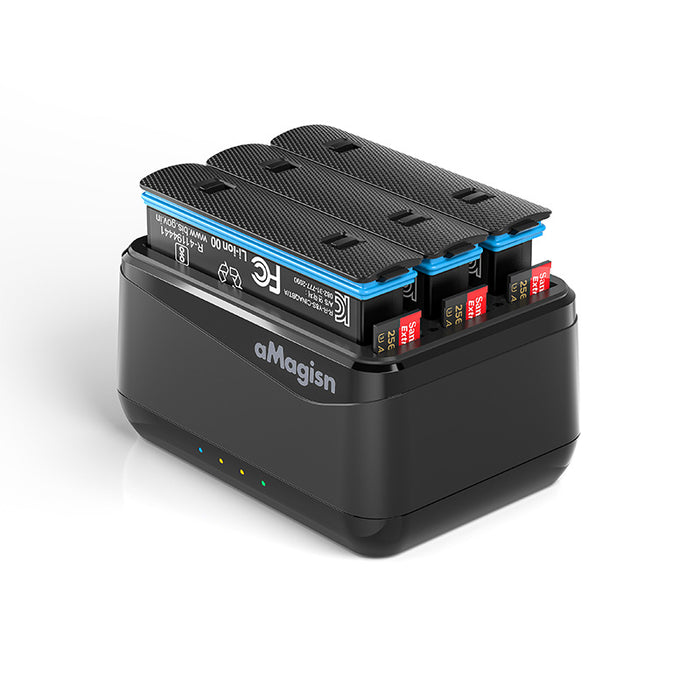 OEM (Generic0 Triple Charger for Insta360 X4 - charges 3 battery at the same time
