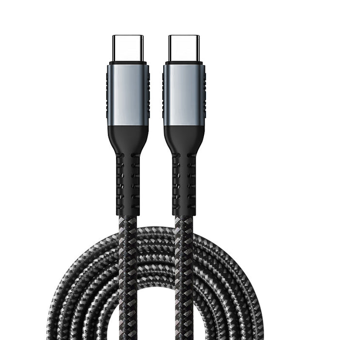 OEM (Generic) USB-C Charging Cable - 2m, max 100W (20V 5A), Braided, e-marked