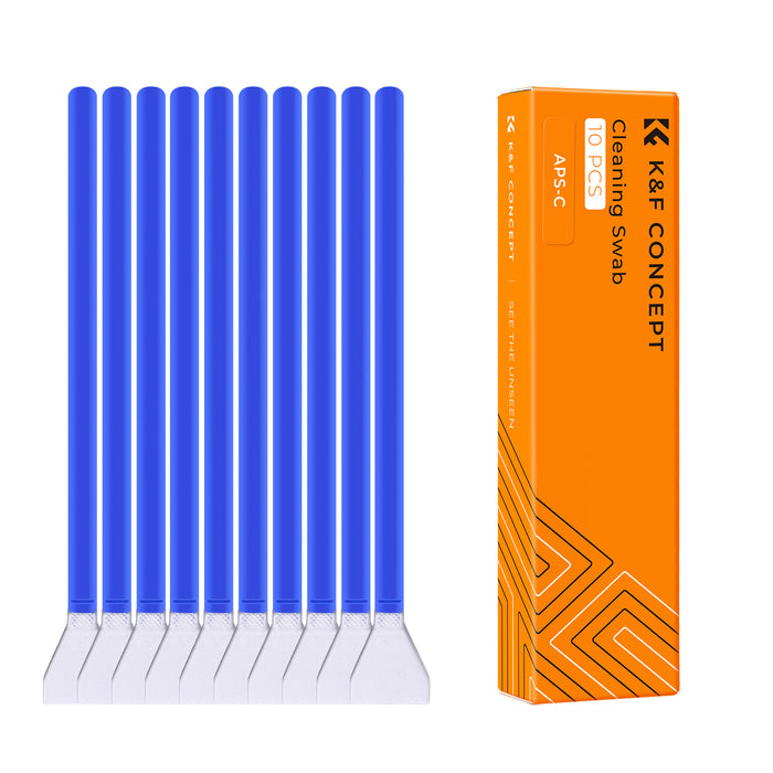 K&F CONCEPT 16mm APS-C Sensor Cleaning Swabs Refill Pack - 10 PCS PACK (10 pcs Swabs only, NO Liquid)