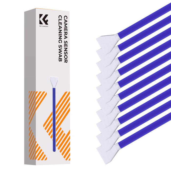 K&F CONCEPT 12mm Micro Four Thirds (MFT/ m43) Sensor Cleaning Swabs Refill Pack - 10 pcs pack, cleaning liquid NOT included