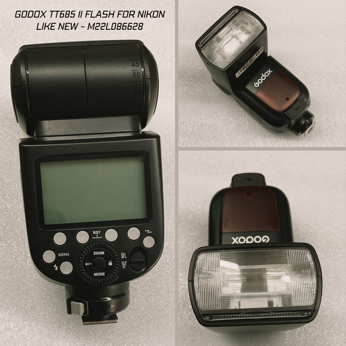 (USED) GODOX TT685 II Flash for Nikon - Like New - M22L086628
