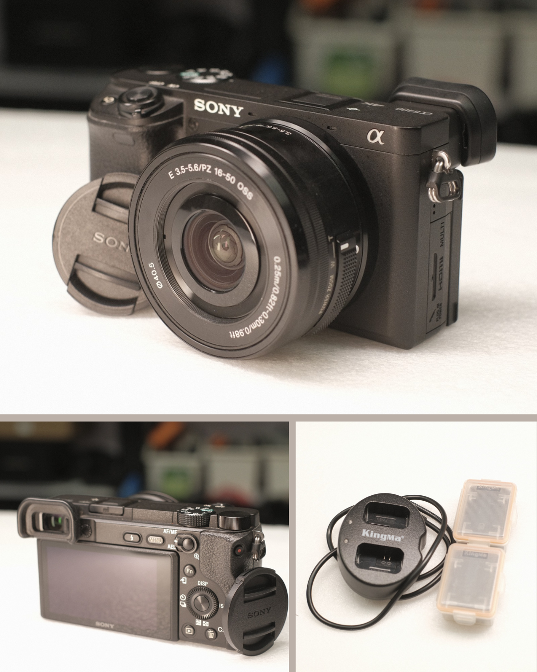 Sony A 6400 Kit Lens USED) SONY A6400 W/ E PZ 16-50mm Kit