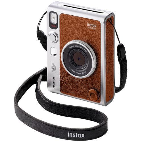 FUJIFILM INSTAX MINI EVO Hybrid Instant Camera Brown —