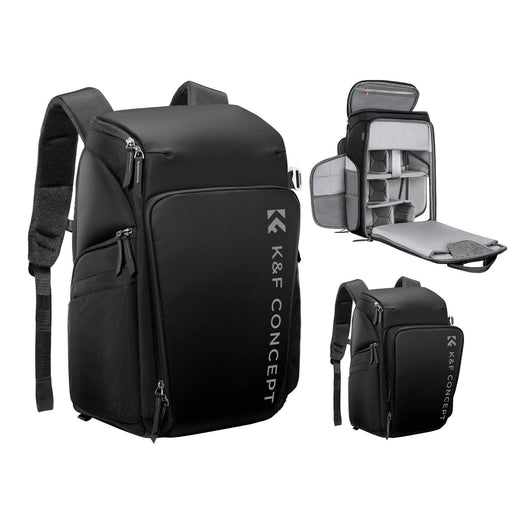 K&F CONCEPT Professional Camera Alpha Backpack Air 25L (Black) - 673SHOP.com