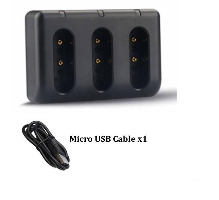 KINGMA Triple Battery Charger for Sony NP-BX1 (for Sony ZV-1, RX100 series, RX10 series, RX1R series etc.) - 673SHOP.com