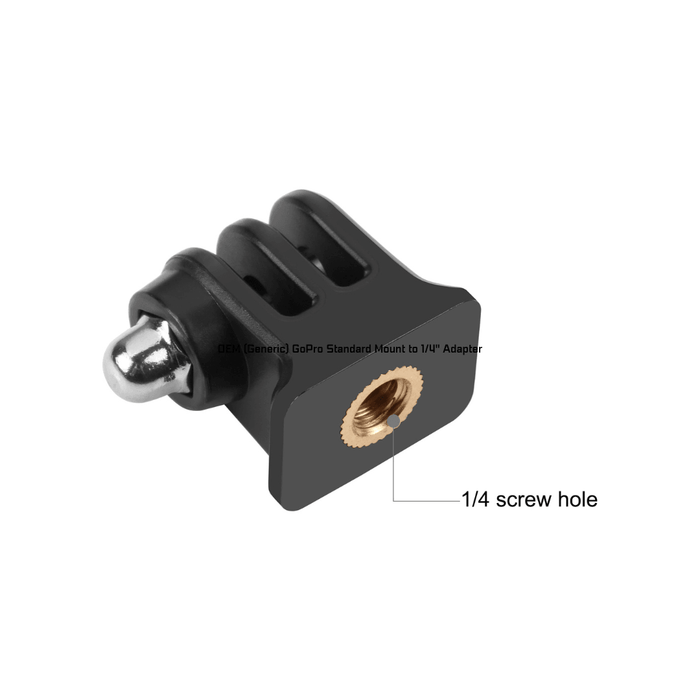 OEM (Generic) GoPro Standard Mount to 1/4" Adapter - Only Base, suitable for Insta360 ONE RS, GoPro - 673SHOP.com
