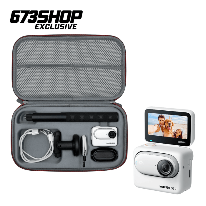 OEM (Generic) Protective Hard Fabric Case - for Insta360 GO 3 & Other Action Cameras - 673SHOP.com