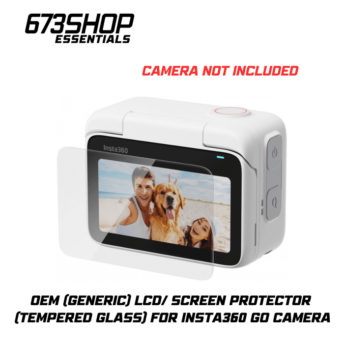 OEM (Generic) Tempered Glass LCD Screen Protector - for Insta360 GO 3 - 673SHOP.com