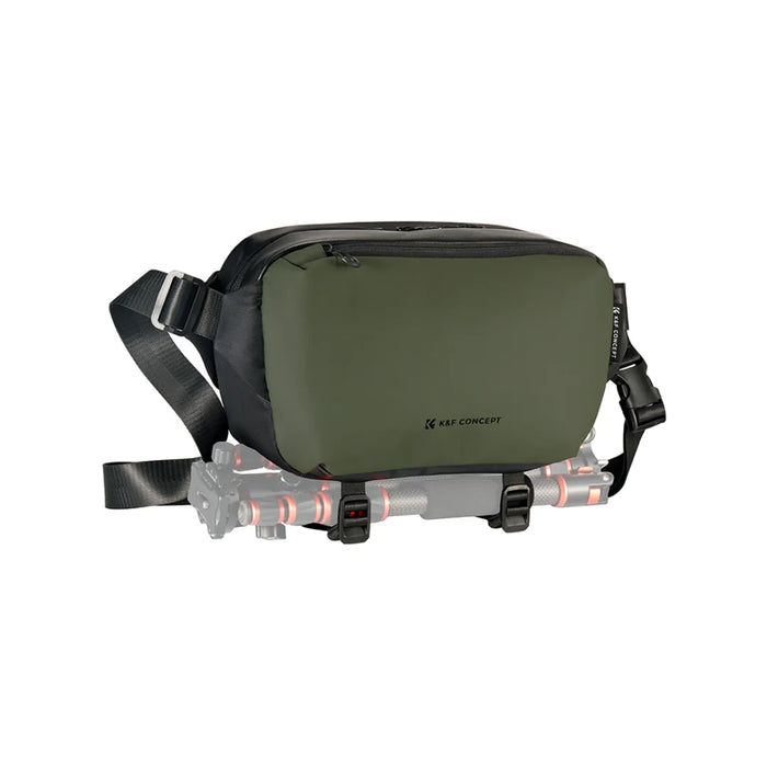 K&F CONCEPT Alpha Sling Bag 10L (Dark Green / Black & Green)