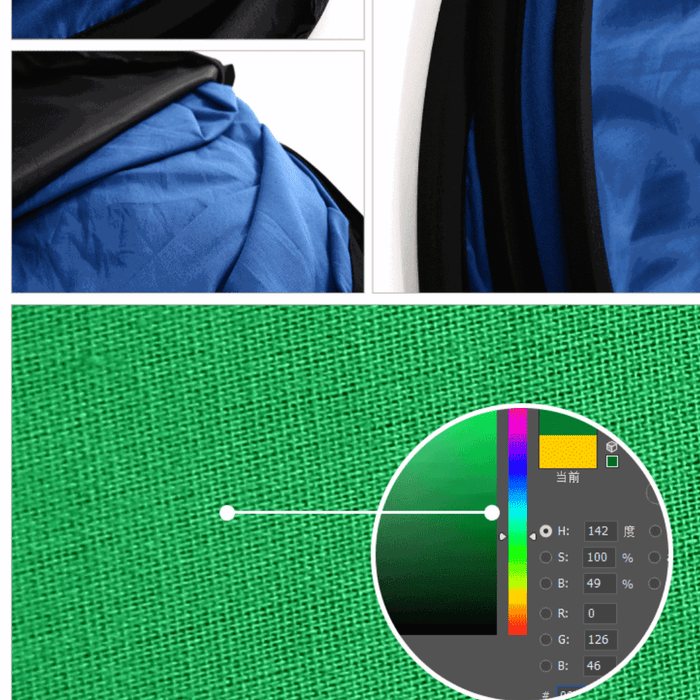 【 673SHOP ESSENTIALS 】2-in-1 Portable, Collapsible, Reversible Backdrop - Black & White, 100% Cotton - 673SHOP.com