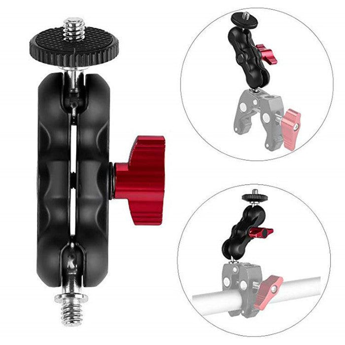 【 673SHOP ESSENTIALS 】Multi-Purpose Ball Head Magic Arm 1/4" Screws for Monitors, Led Light - 673SHOP.com