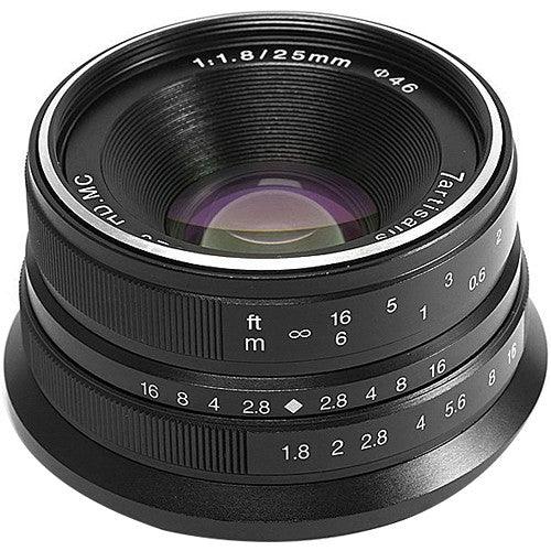 7ARTISANS 25mm f/1.8 - Sony E Mount, Black - 673SHOP.com