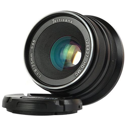 7ARTISANS 25mm f/1.8 - Sony E Mount, Black - 673SHOP.com