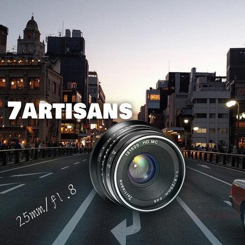 7ARTISANS 25mm f/1.8 - Sony E Mount, Black - 673SHOP.com