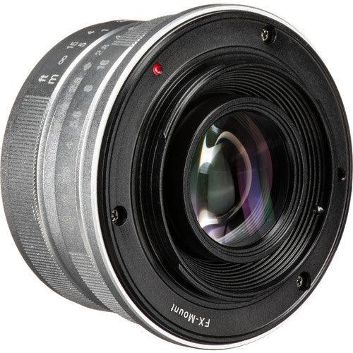 7ARTISANS 25mm f/1.8 - Sony E Mount, Silver - 673SHOP.com