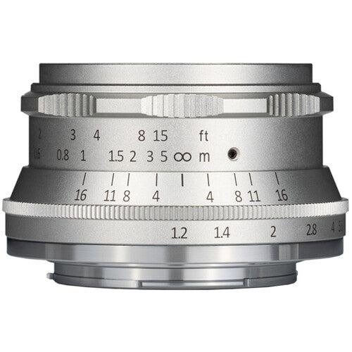 7ARTISANS 35mm f/1.2 - Canon EOS M Mount, Silver - 673SHOP.com
