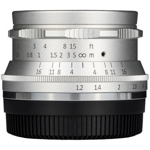 7ARTISANS 35mm f/1.2 - Canon EOS M Mount, Silver - 673SHOP.com