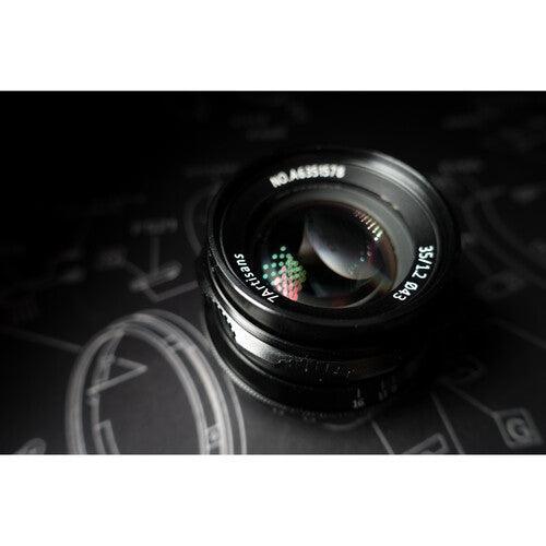 7ARTISANS 35mm f/1.2 - Fujifilm X Mount, Silver - 673SHOP.com
