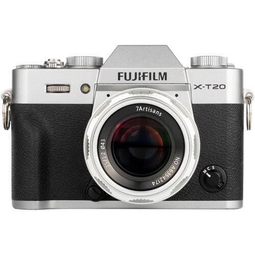7ARTISANS 35mm f/1.2 - Fujifilm X Mount, Silver - 673SHOP.com